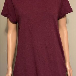 H&M Red Boxy Short Sleeve T-Shirt